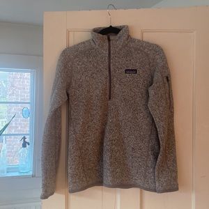 Patagonia W 1/4 zip better sweater . Gently worn. Size S.